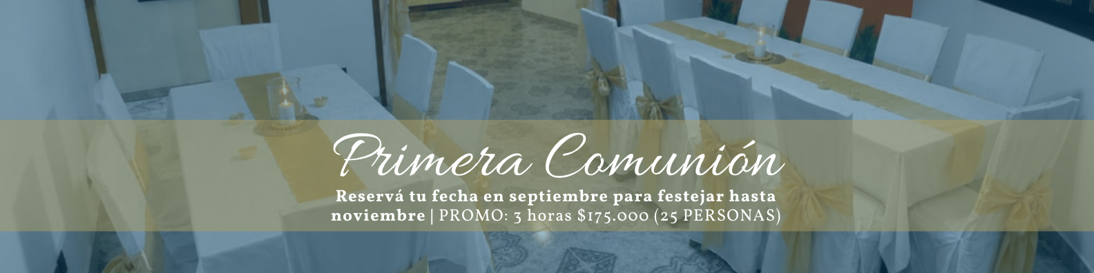 Primera Comunión | Reservá tu fecha